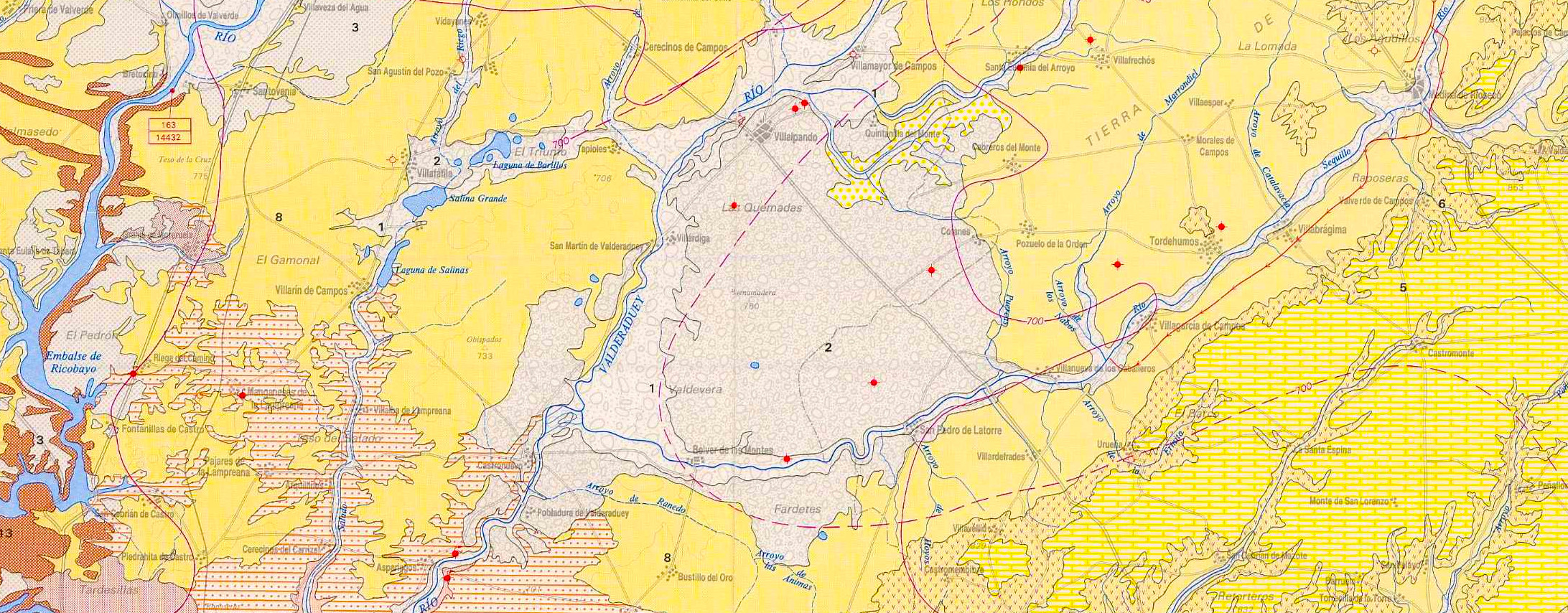 Mapa Hidrogeológico de España. Escala 1:200.000