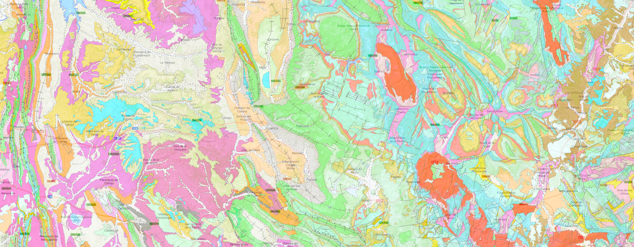 Mapa Litoestratigráfico de España a escala 1:200.000