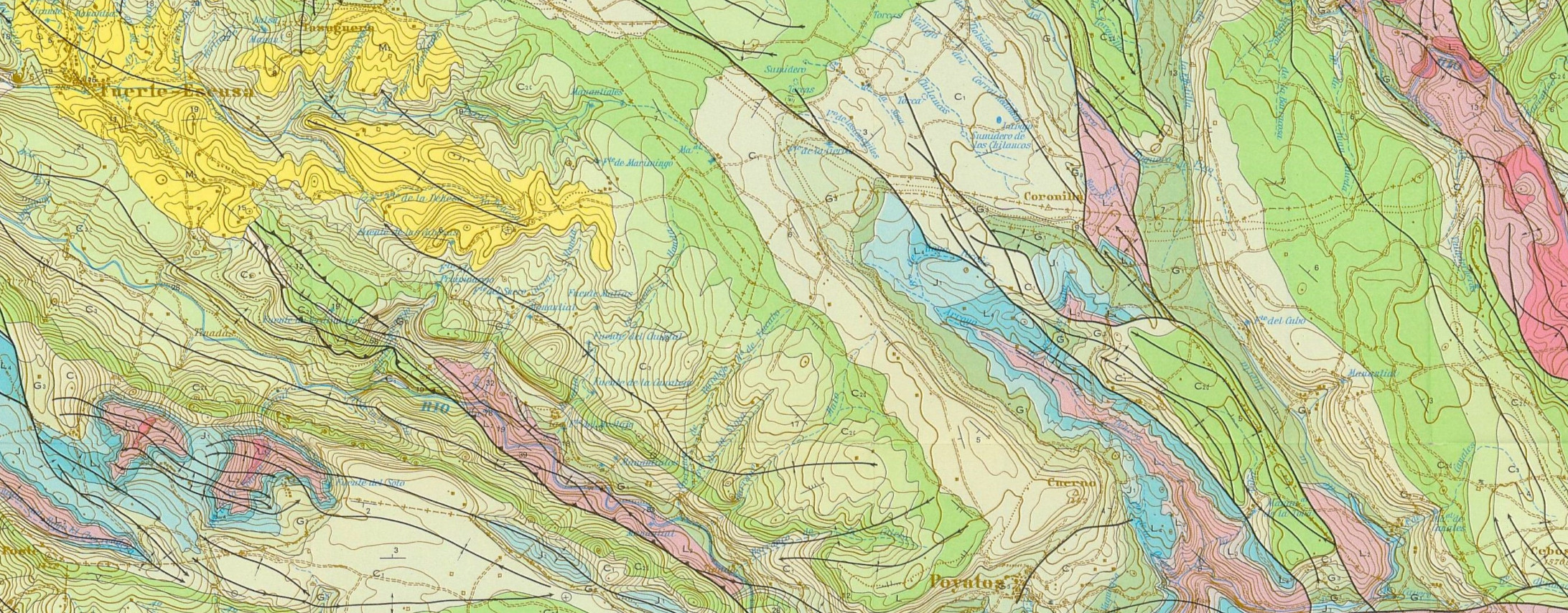 Primera Serie del Mapa Geológico de España a escala 1:50.000