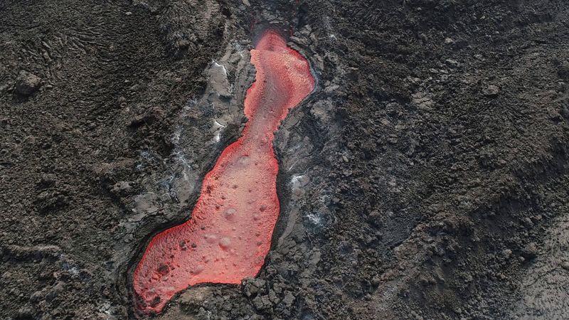 Imágenes de la erupción