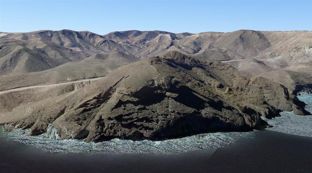 Vista panorámica andesitas de Cerro Negro © 2018 Google, data SIO, NOAA, U.S. Navy, NGA, GEBCO.