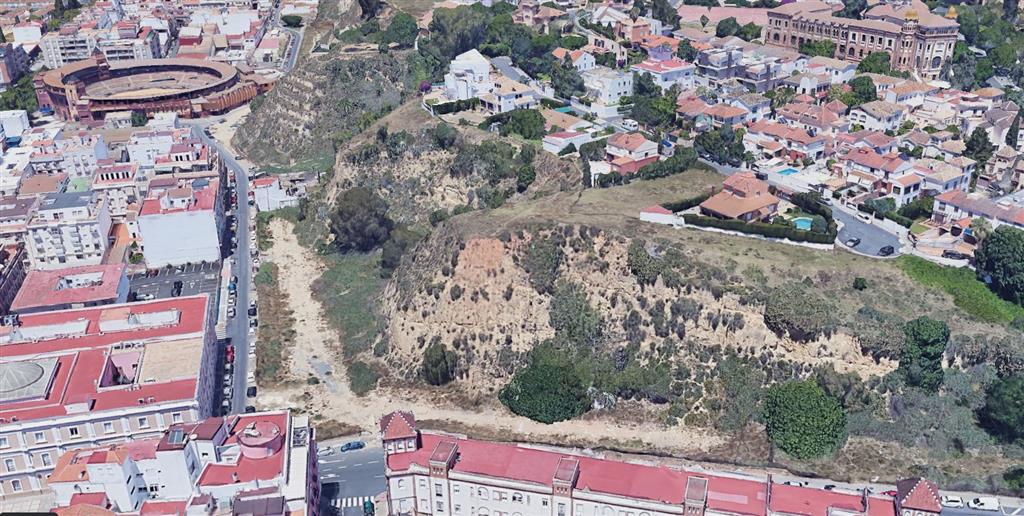 Vista aérea Cabezo Mundaka. © 2020 Google Earth
