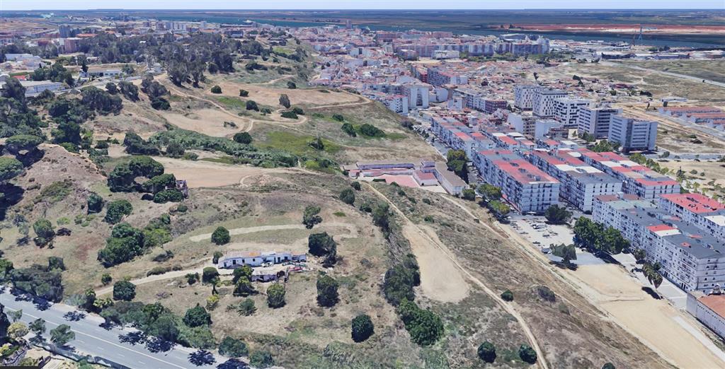 Vista aérea Cabezos de Huelva. © 2020 Google Earth