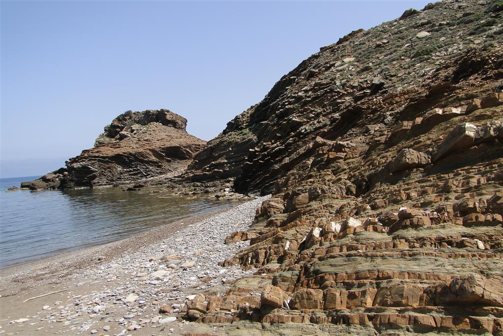 En Tirant se localizan capas plegadas de areniscas de grano fino intercaladas entre otras de llosella donde se identificaron fósiles de graptolitos.