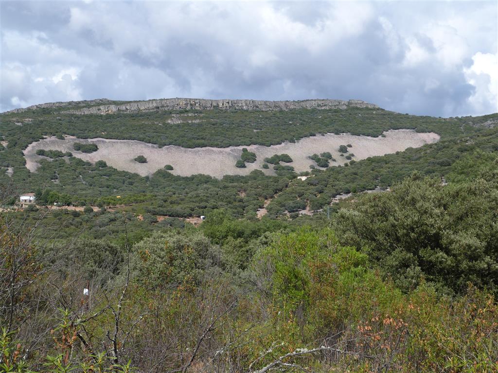 Vista general ladera sur Cerro Manceras