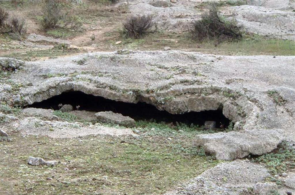 Uno de los numerosos túmulos existentes, ligeramente colapsado. Foto: Asociación El Dragoncillo.