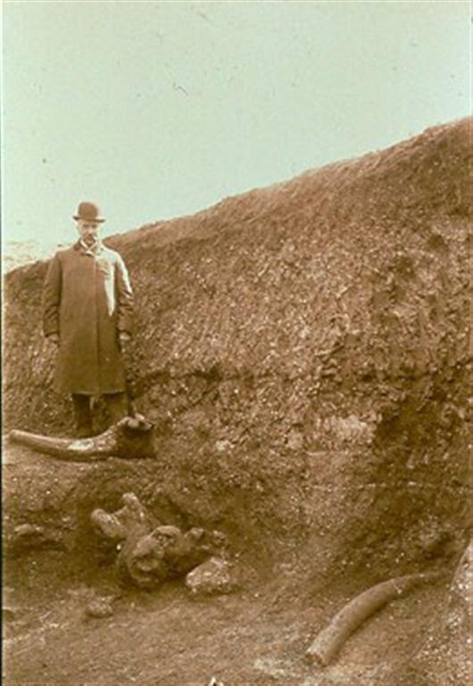 El yacimiento de Torralba durante las excavaciones del Marqués de Cerralbo entre 1909 y 1911 (foto Archivo Juan Cabré depositado en el I.P.H.E.)