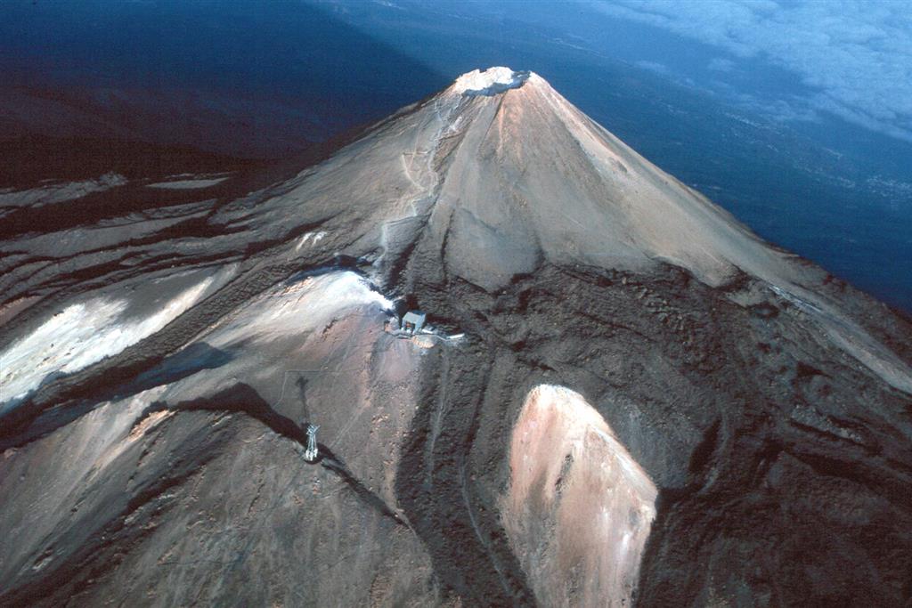 Visión aérea del Pico del Teide