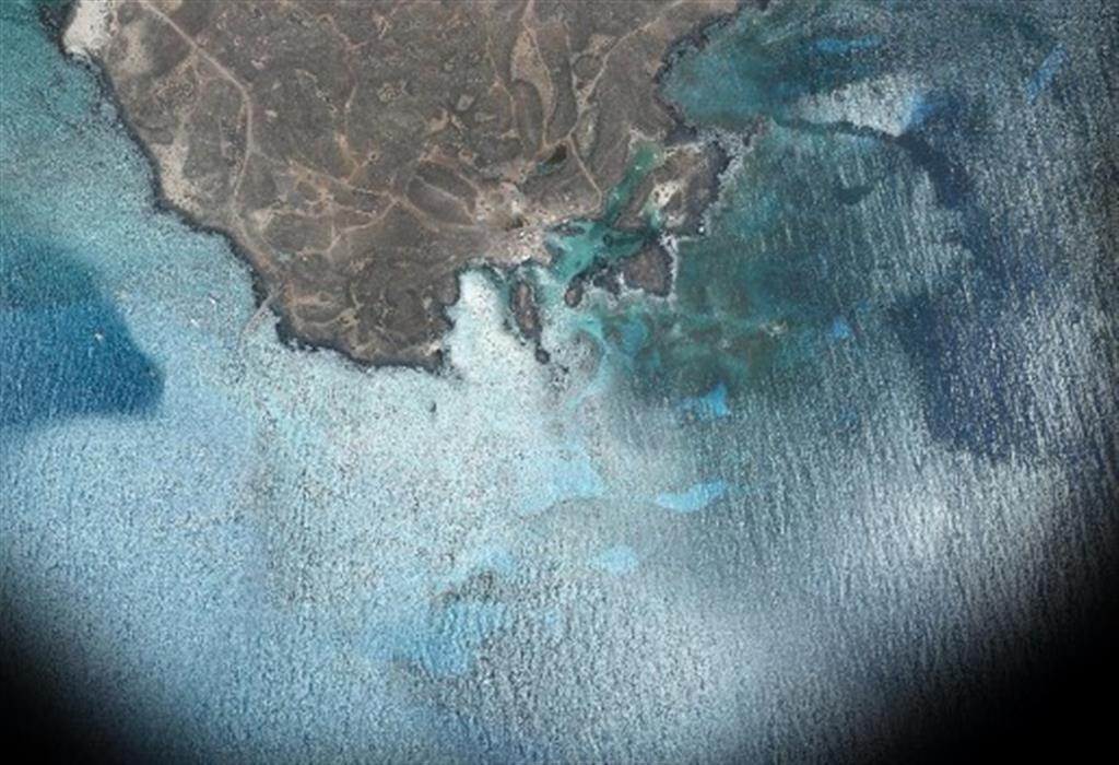 Configuración de la costa de El Puertito en marea alta (foto 2018). Grafcan https://visor.grafcan.es/visorweb/