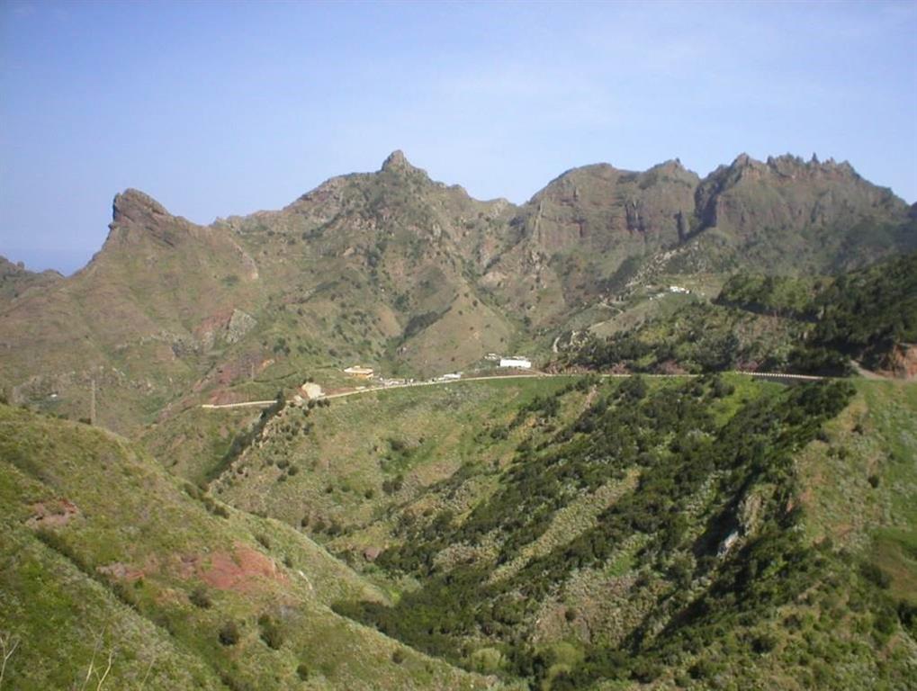 Vista del arco de Taganana en la zona de Afur.