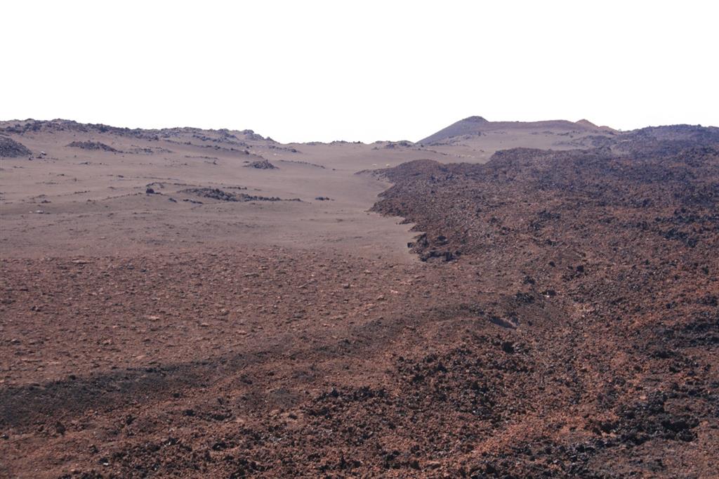 Detalle de las lavas proximales de Montaña Reventada