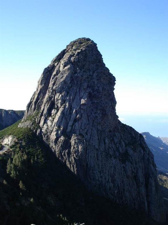 El Roque de Agando visto desde el norte.