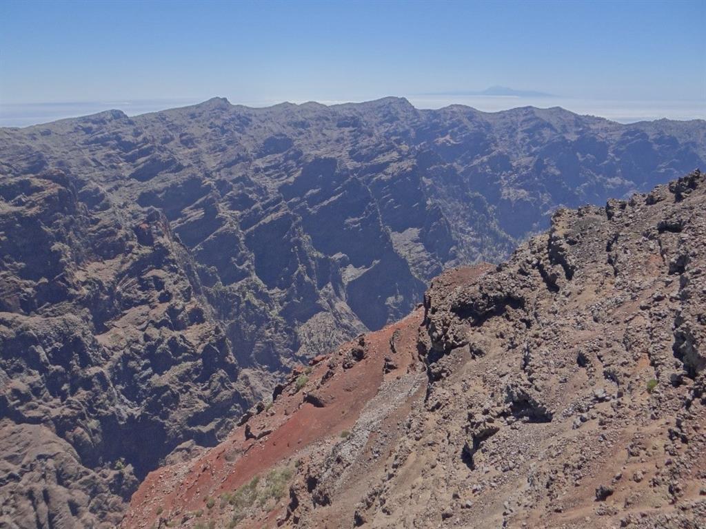 Circo de la Caldera de Taburiente desde el mirador de La Cumbrecita