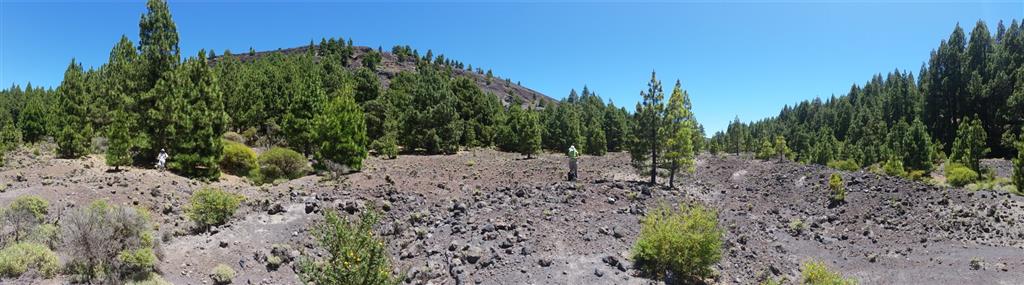 En el sector occidental del Llano de La Barquita se conserva aún visible, parte del sistema de fallas asociado a la erupción de 1949.