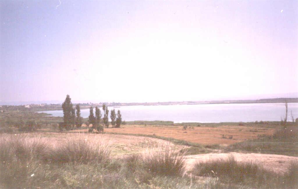 Panorámica de la Laguna de Sariñena. Laguna endorreica situada en la depresión premontana de Sariñena.