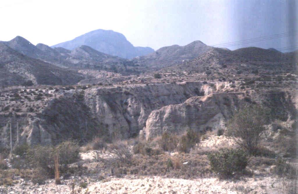 Valle del Río Torremanzanaz con acarcavamientos y potentes depósitos de terrazas.