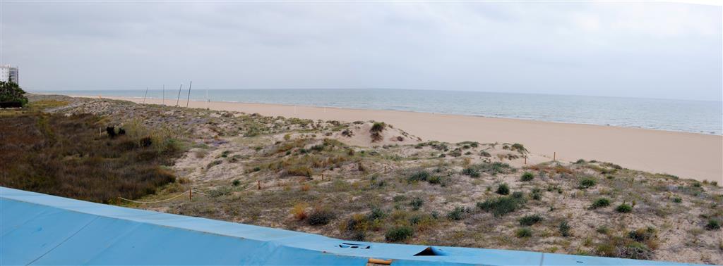 Cordón de dunas al sur de Xeracó-playa