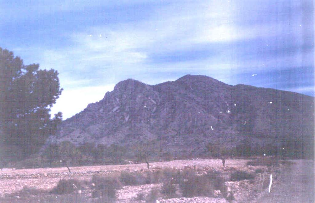 Sierra del Carche desde la Alberquilla.