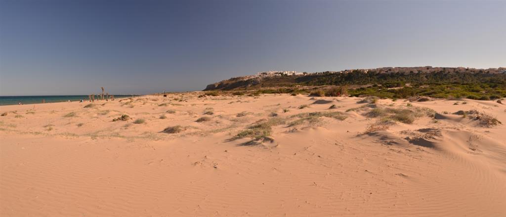 Vista de la playa de Los Arenales del Sol