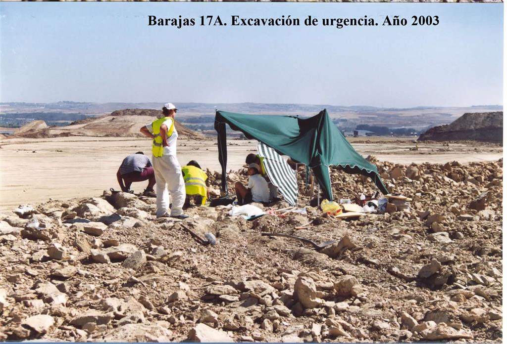 Barajas 17A. Excavación de urgencia. Año 2003