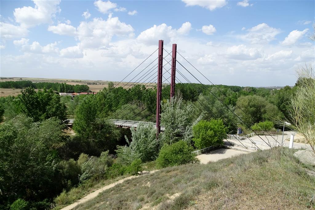 Puente sobre el río Guadarrama en el parque arqueológico de Carranque