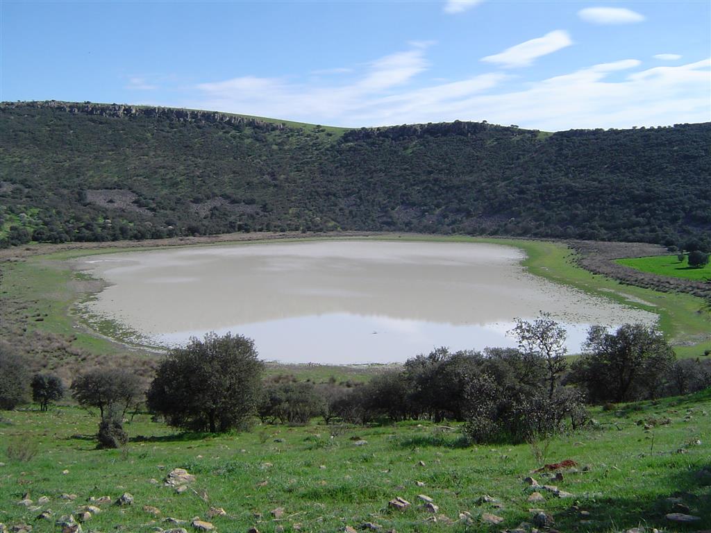 Laguna del maar de Fuentillejo o La Posadilla. Año 2007