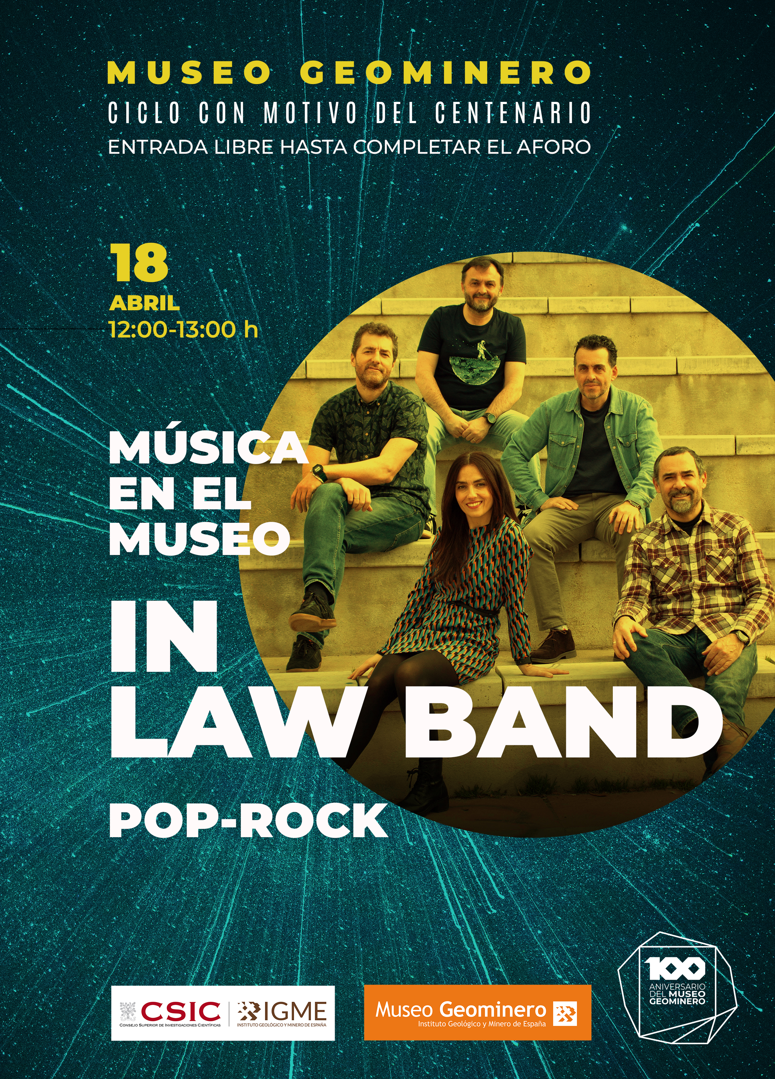 Musica en el Museo Abril cartel