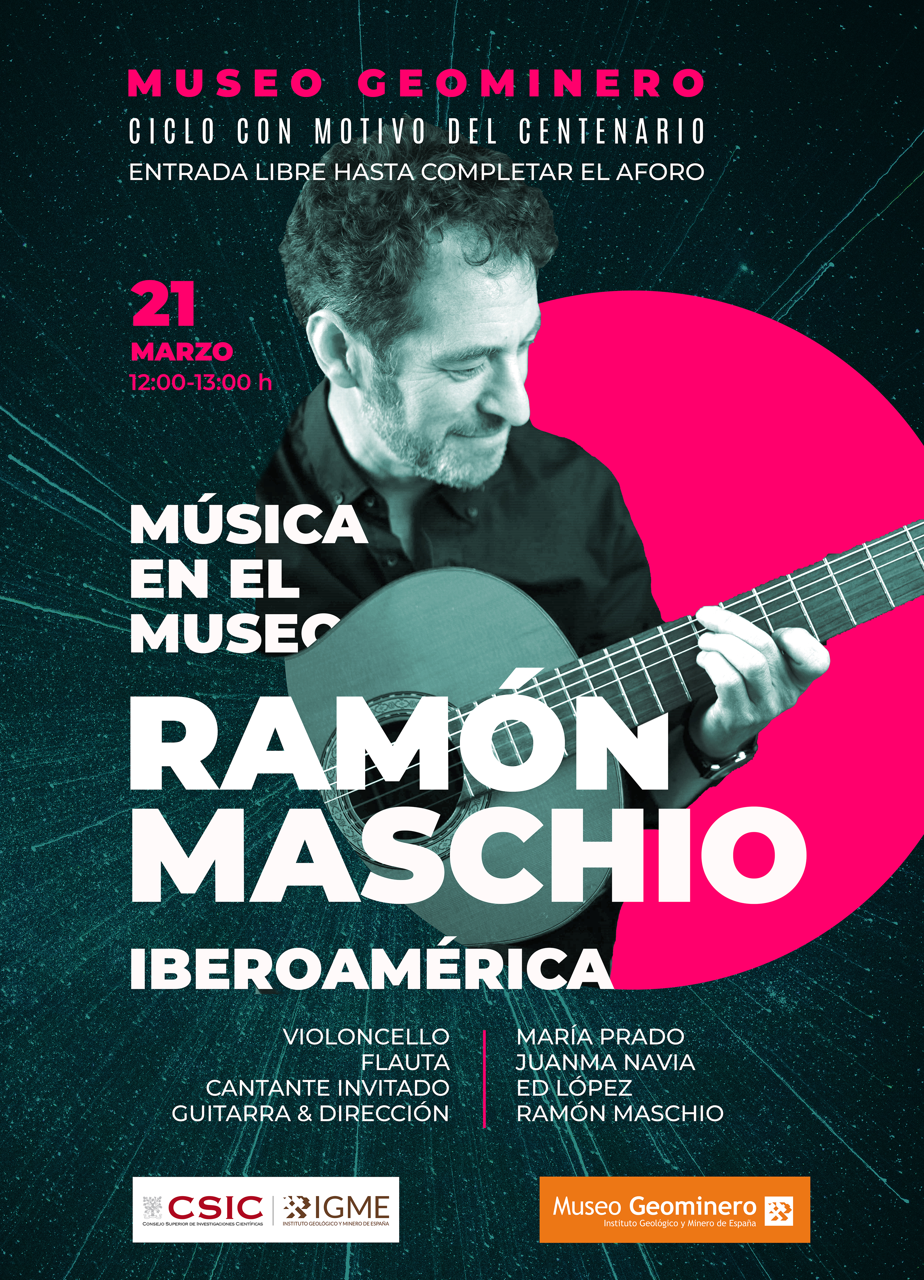 Musica en el Museo Marzo cartel